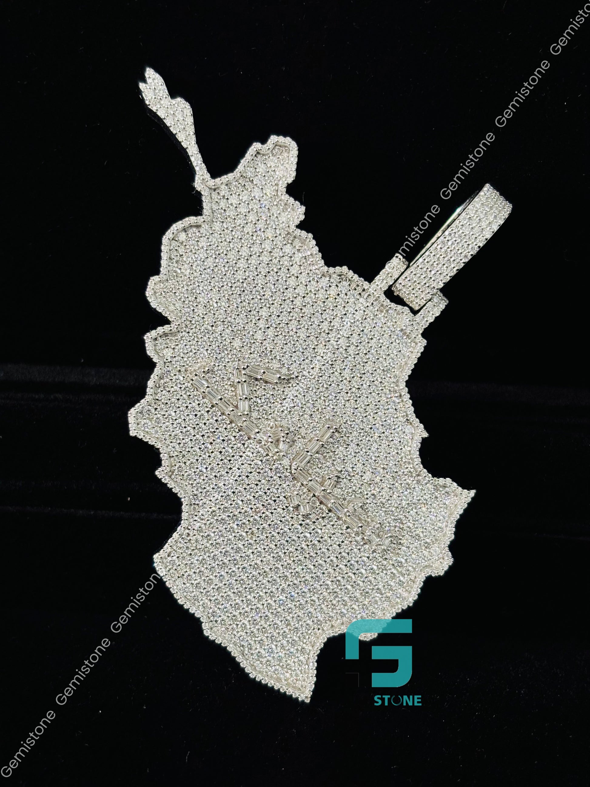 Bust Down Moissanite Hip Hop Pendant