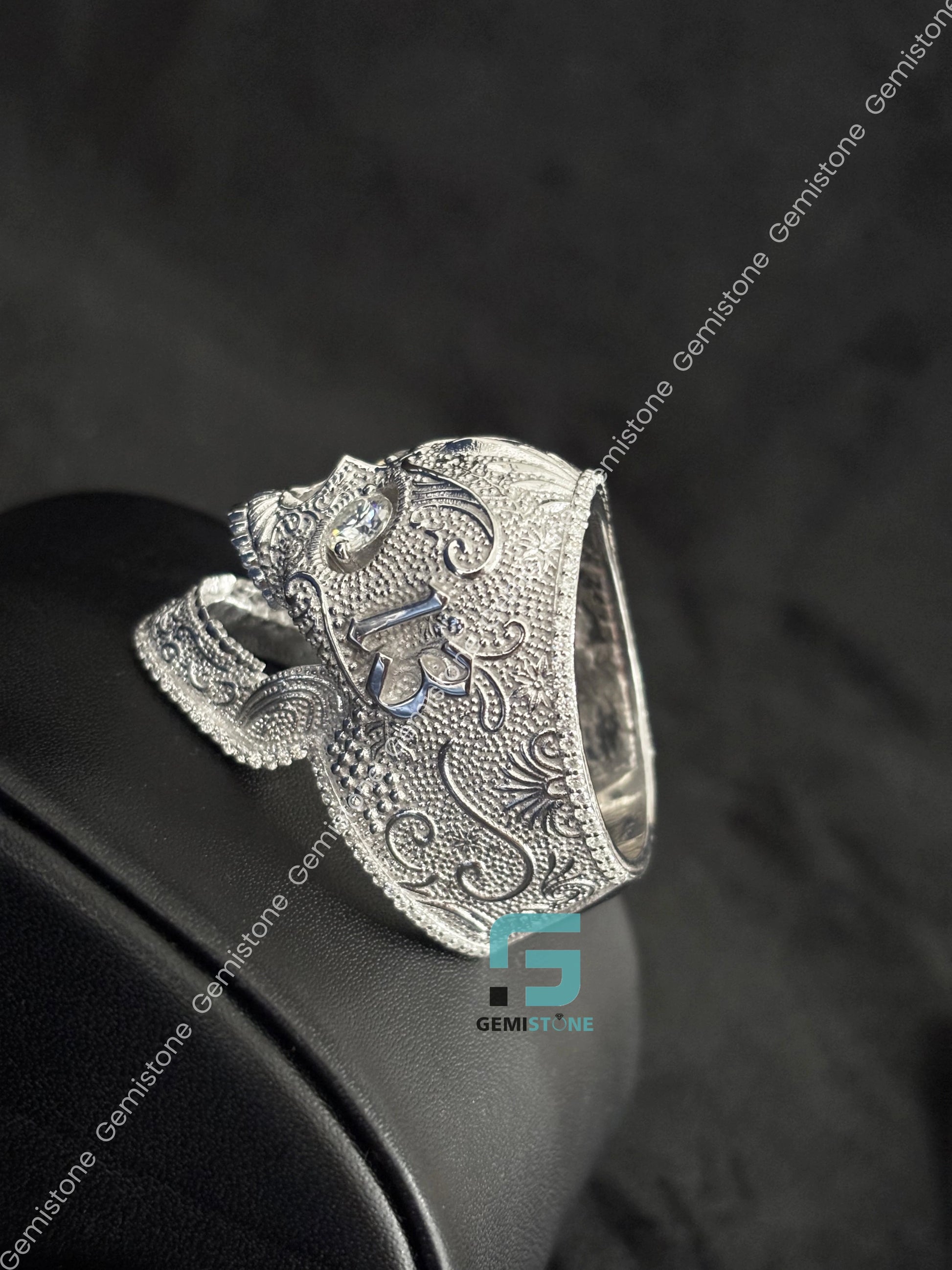 Bust Down Skull Ring for Men