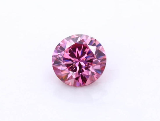 10.00MM [4.0CT] Pink Round Excellent Cut Loose Moissanite