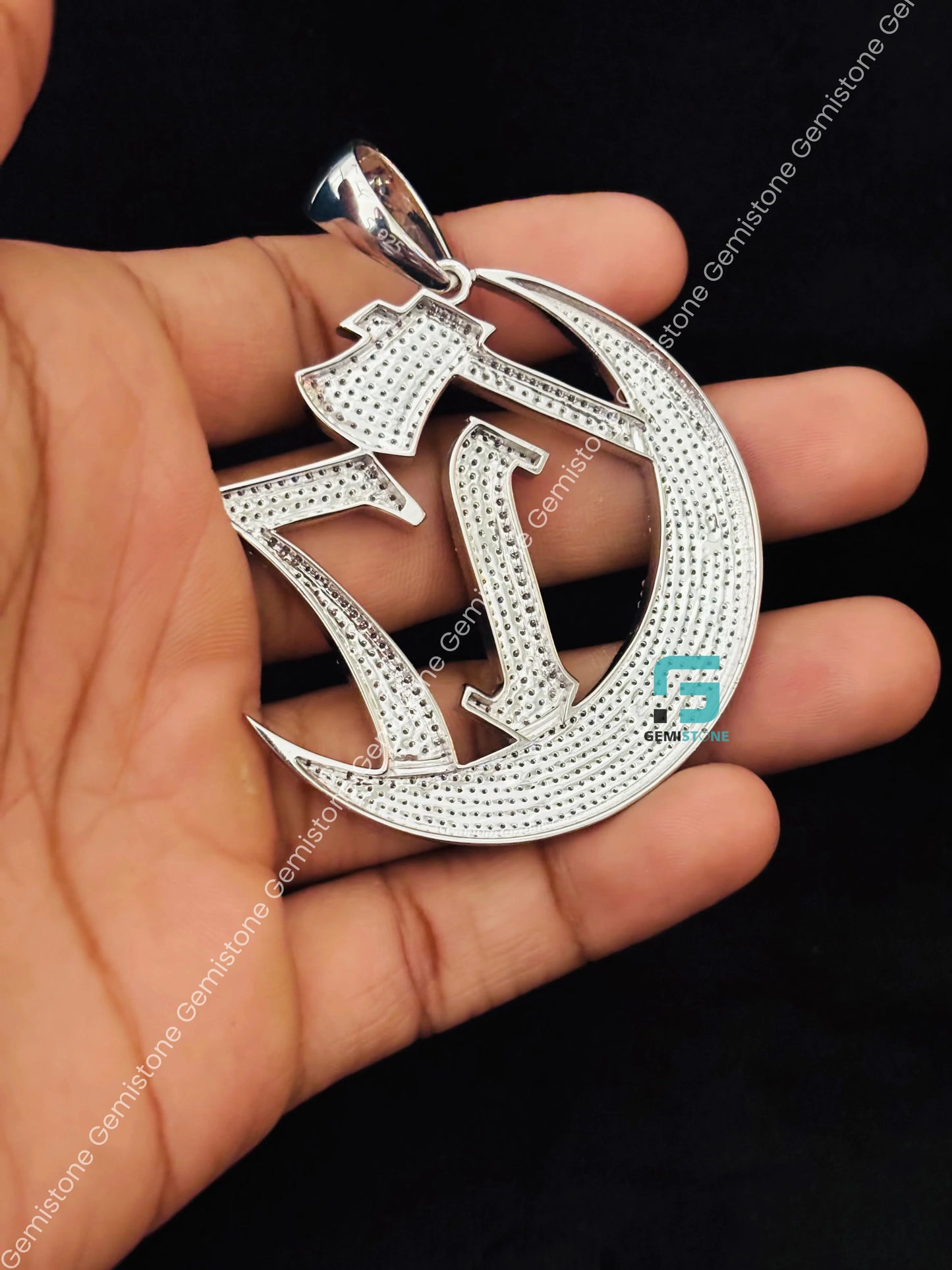 C17 Chapter Fully Iced Out Moissanite Pendant