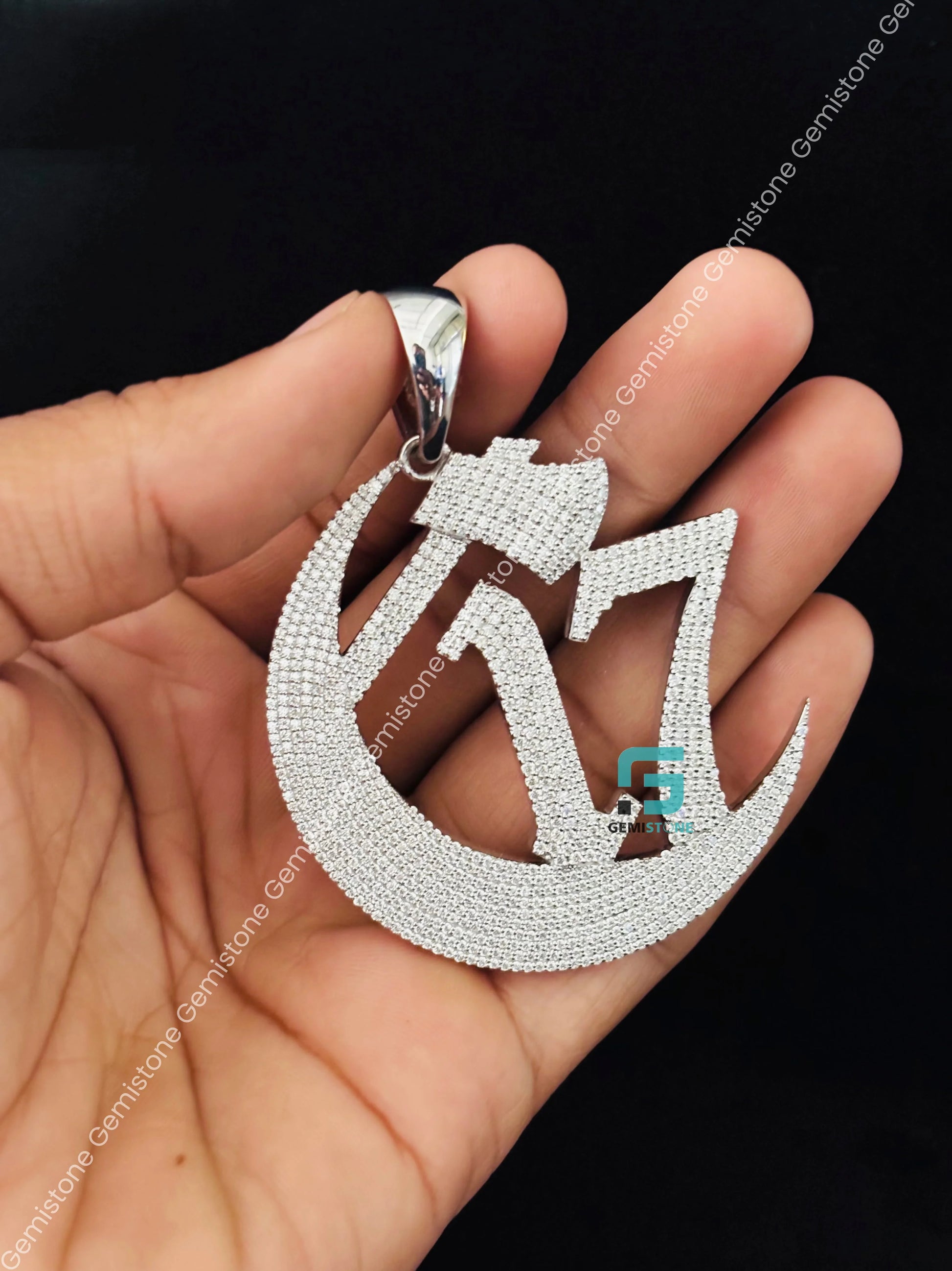 C17 Chapter Iced Out Moissanite Pendant