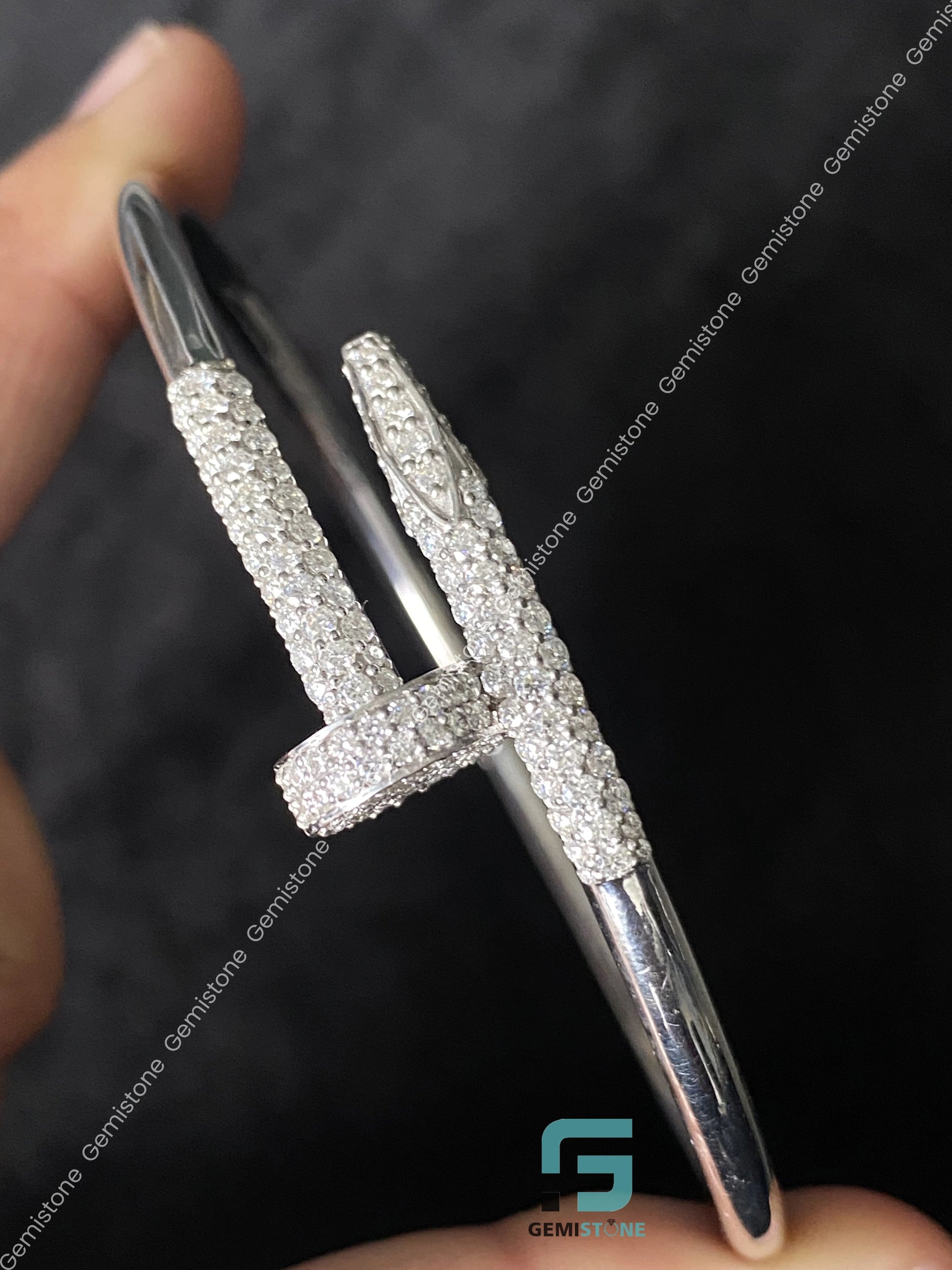 Catier Moissanite Iced Out Hip Hop Bracelet