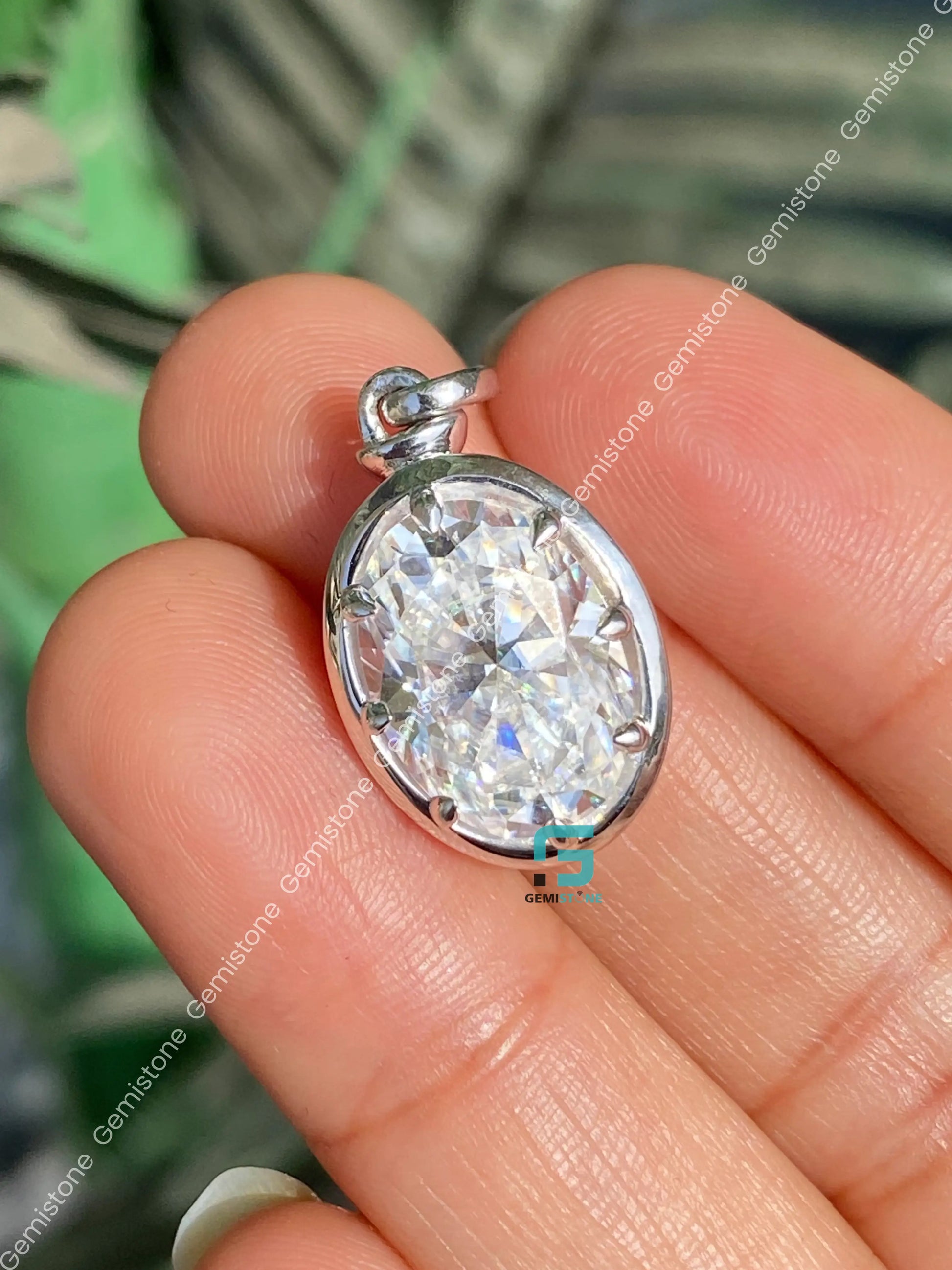Charm 14K Solid Gold Diamond Pendants For Women