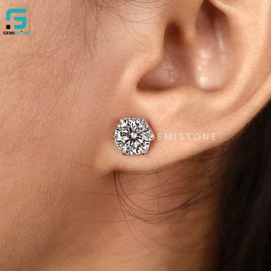 Classic Round Stud Earrings For Women