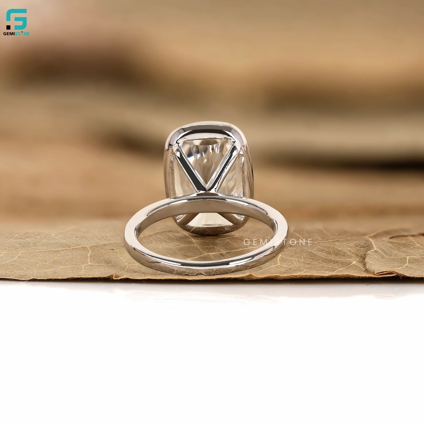 Cushion Lab Diamond Ring