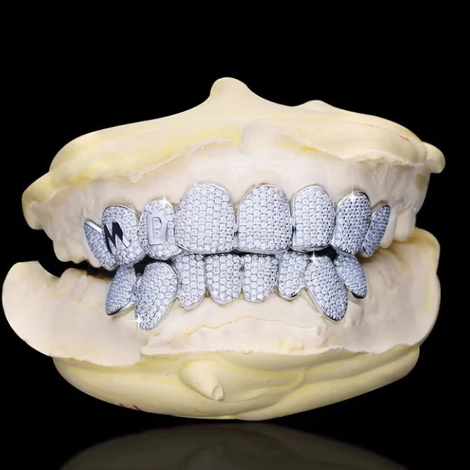 Custom Letter VVS Moissanite Fully Bust Down Grillz For Men