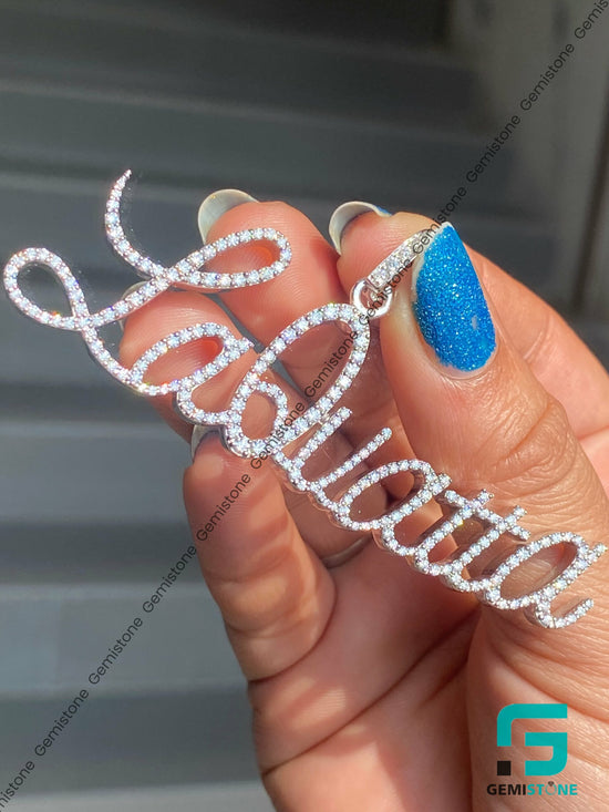 Buy Custom "LaQuatta" Diamond Name Pendant