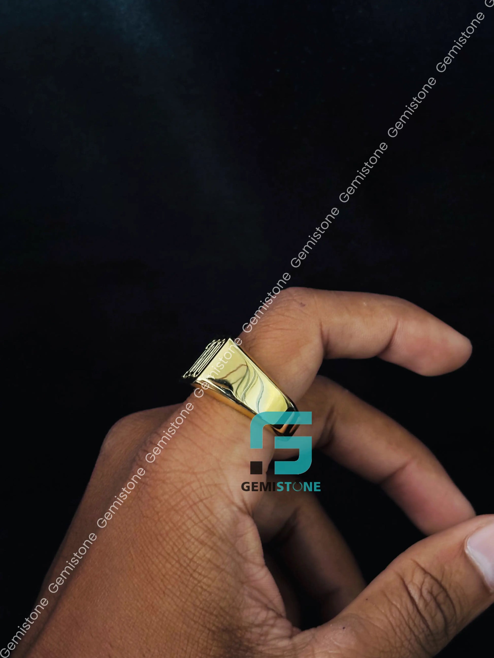 Custom 100 Number Hip Hop Ring For Men