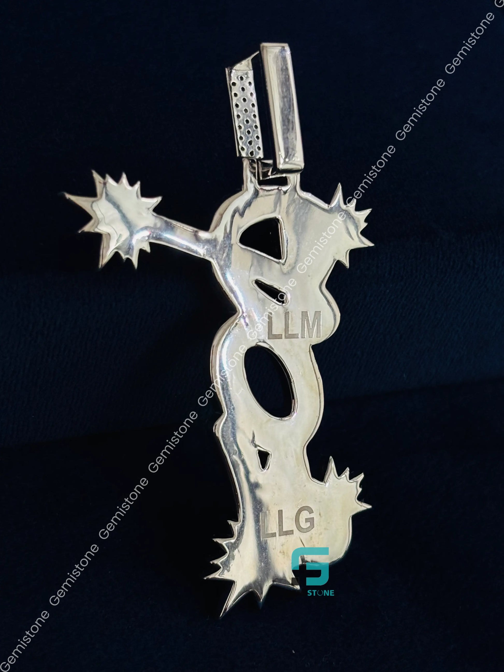 Custom DON Name Moissanite Hip Hop Studded Pendant For Men
