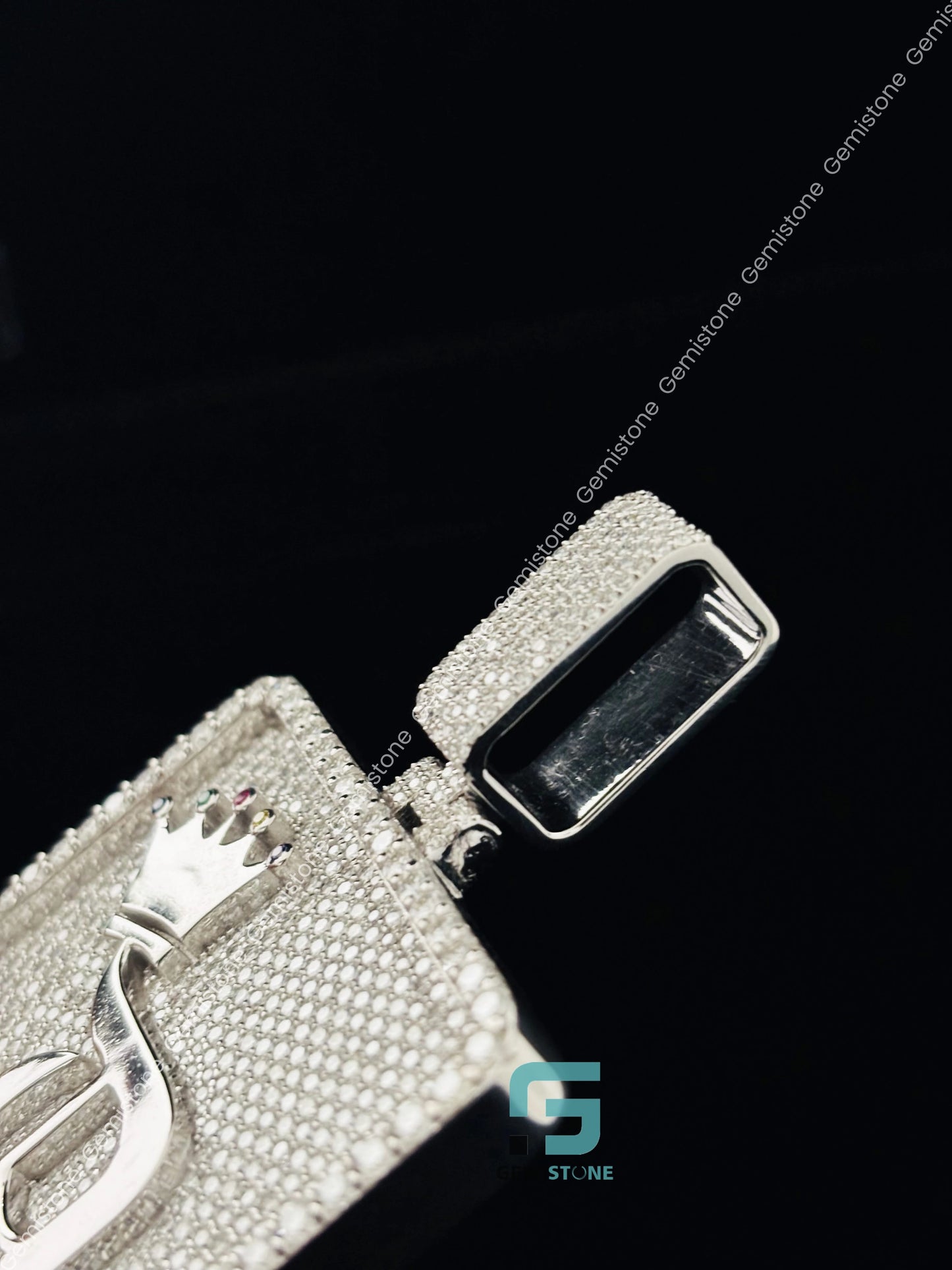 Custom Letters Alphabet Moissanite Pendant