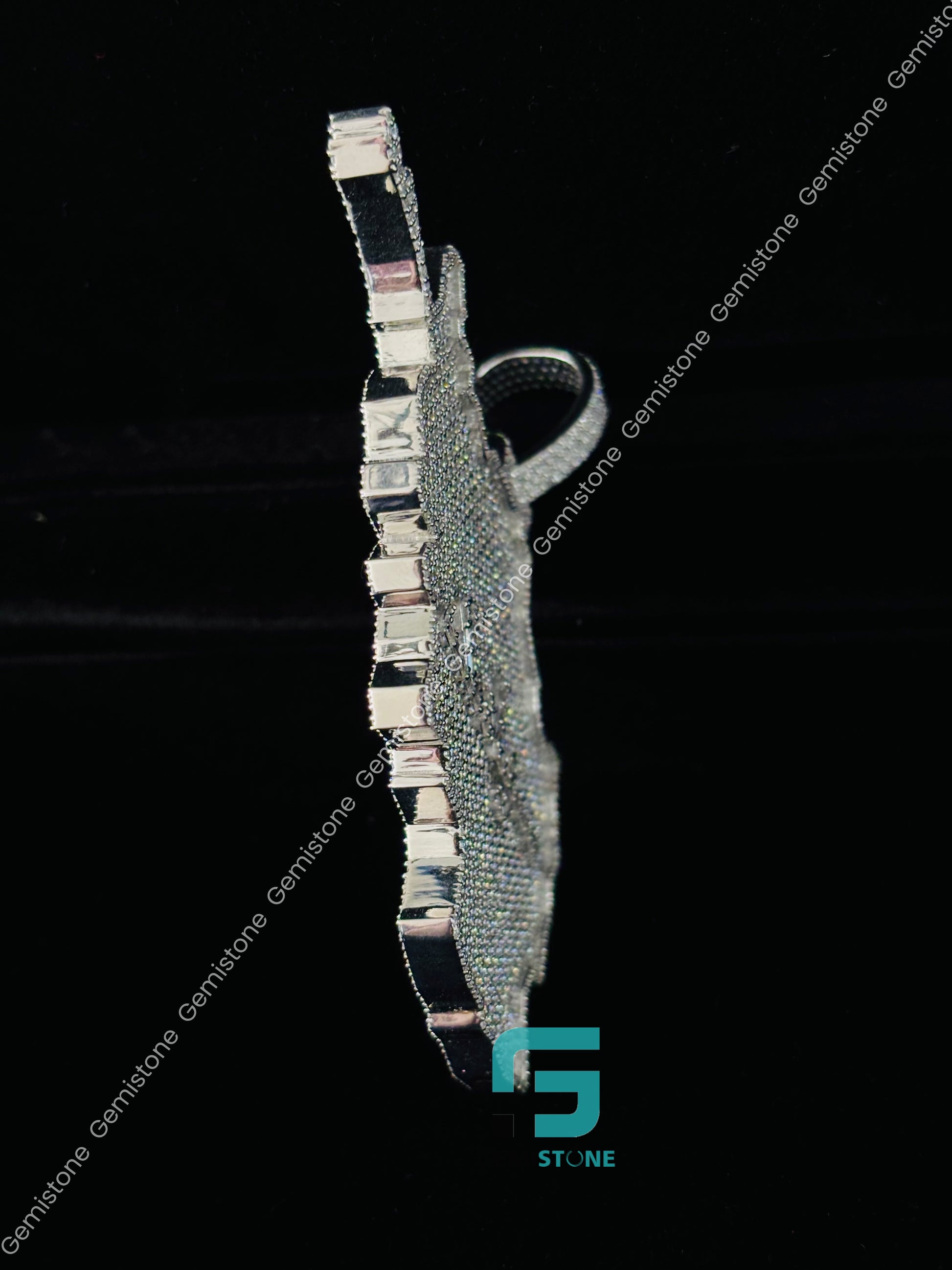 Custom Moissanite Iced out Pendant