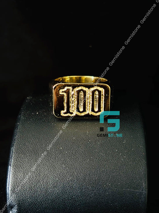 Custom Number Hip Hop Ring