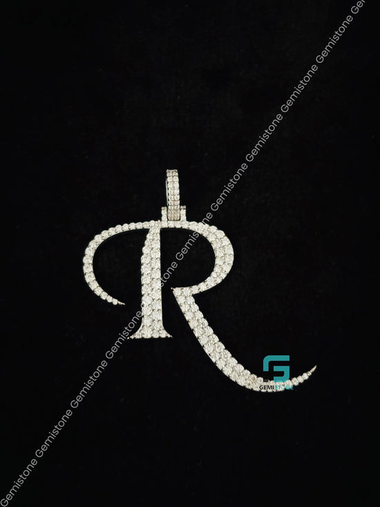 Dainty R Letter Pendant