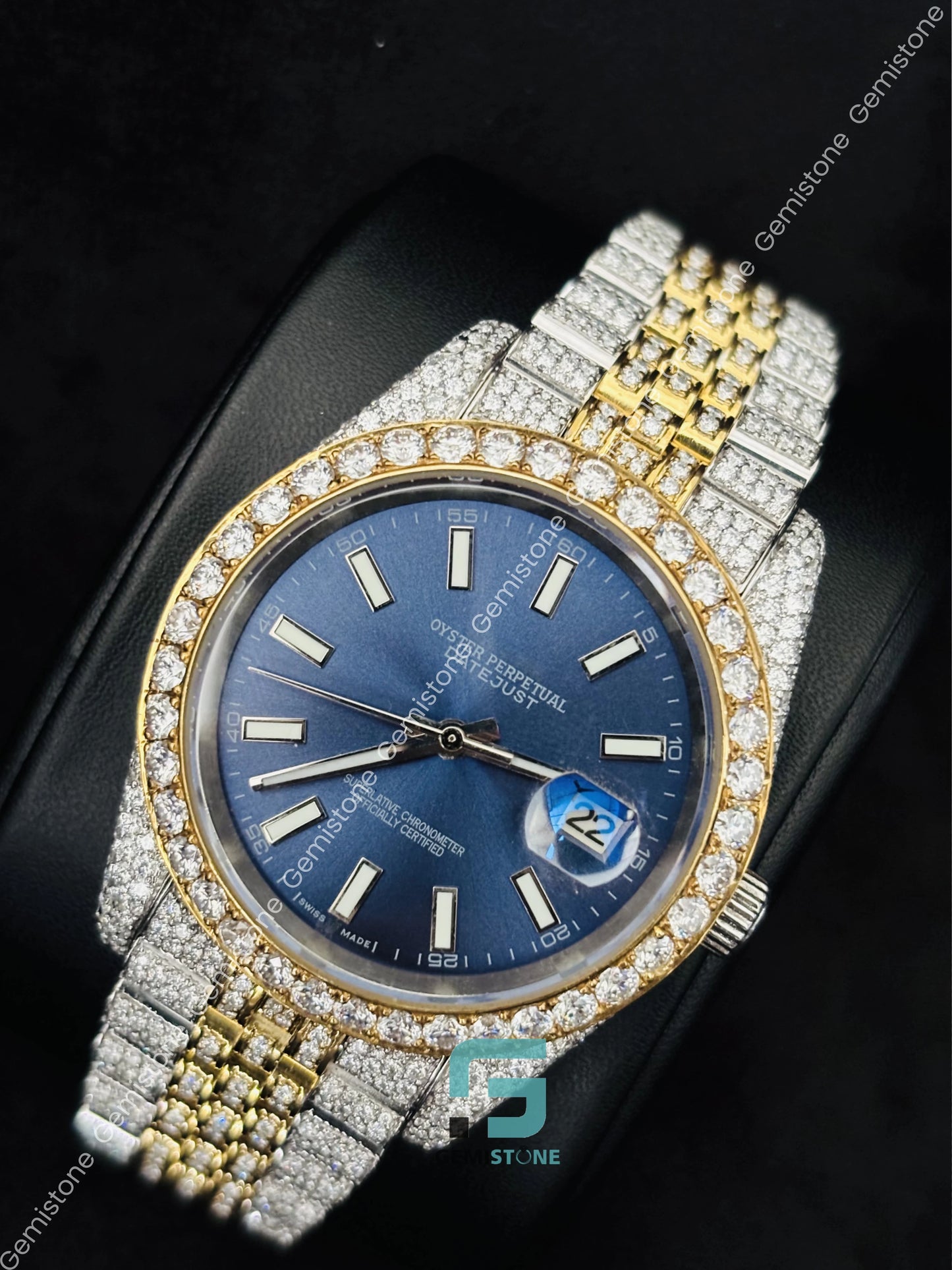 Dial Tone Big Bezel Moissanite Watch