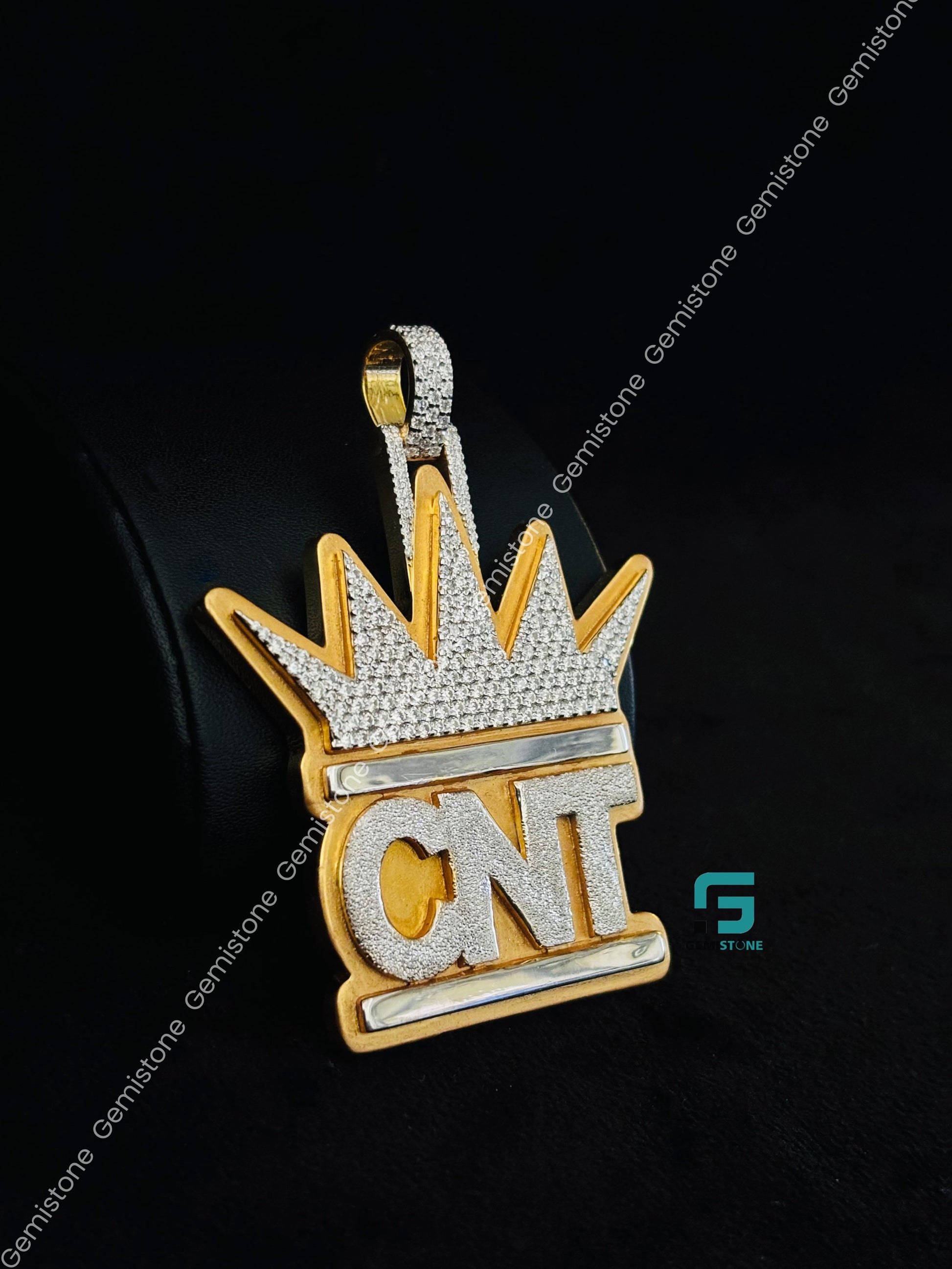 Diamond Dust CNT Moissanite Pendant