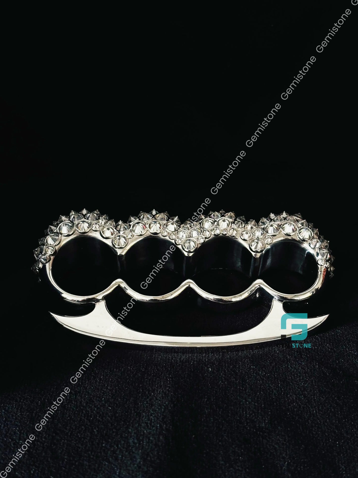 Diamond Studded Moissanite Up Side Down Ring