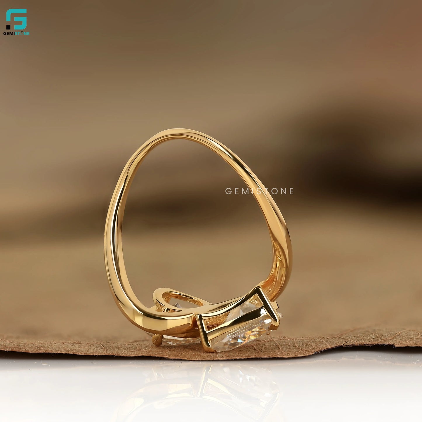 Double Stone Lab Grown Diamond Ring For Women