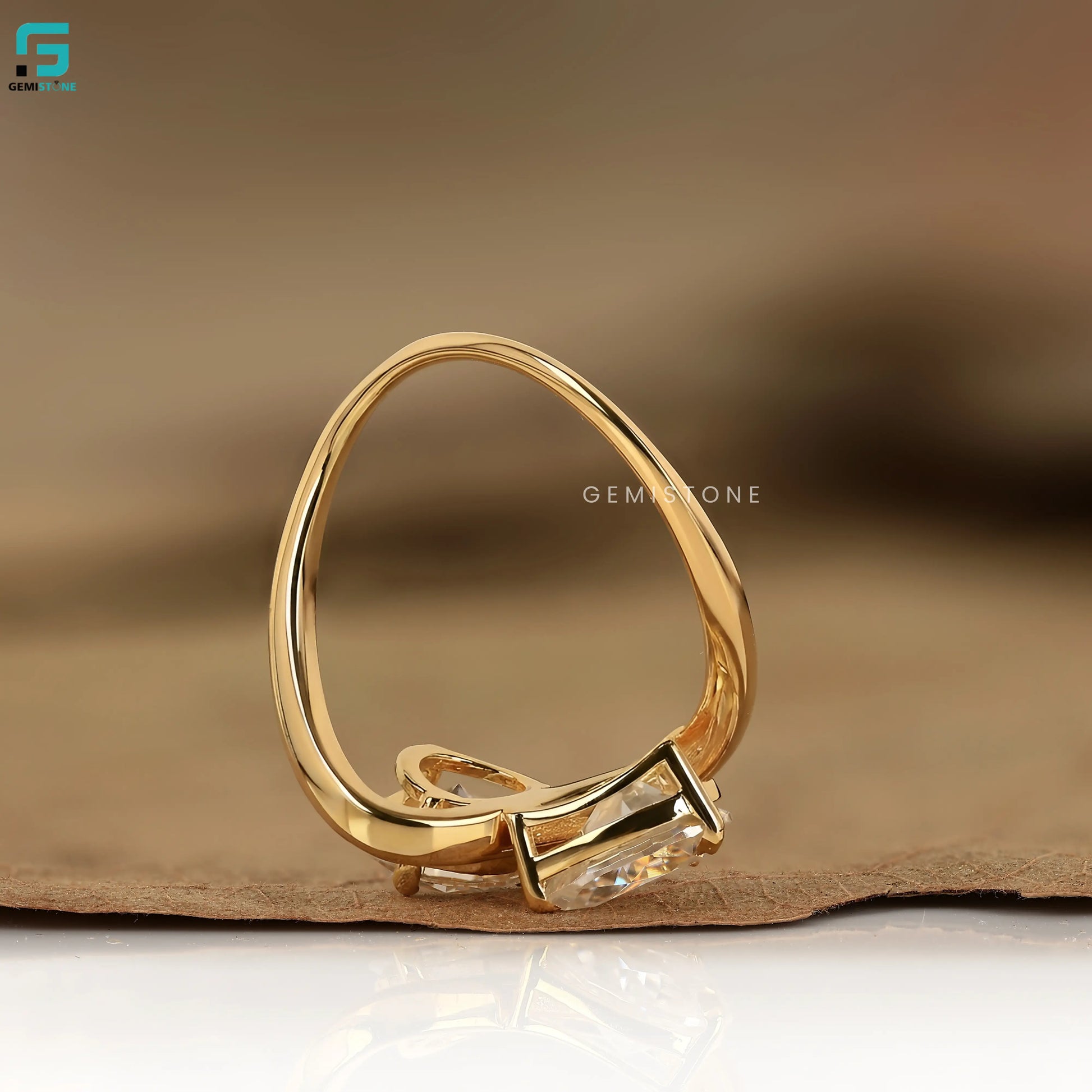 Double Stone Lab Grown Diamond Ring For Women