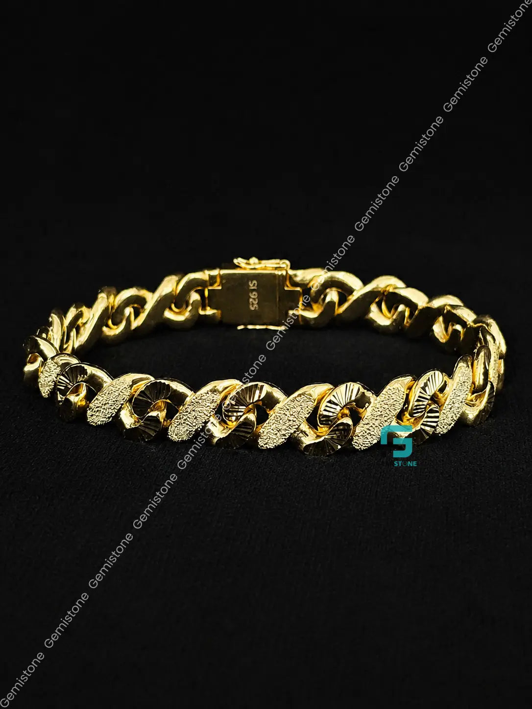 Dust Cuban Link Chain Bracelete Combo