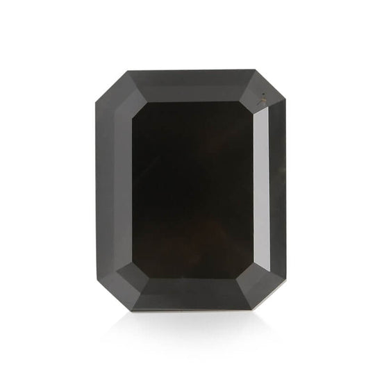 0.50 CT Emerald Cut Black Moissanite Loose Diamond
