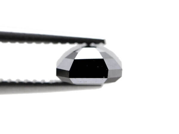 5 CT Emerald Cut Black Loose Moissanite Diamond