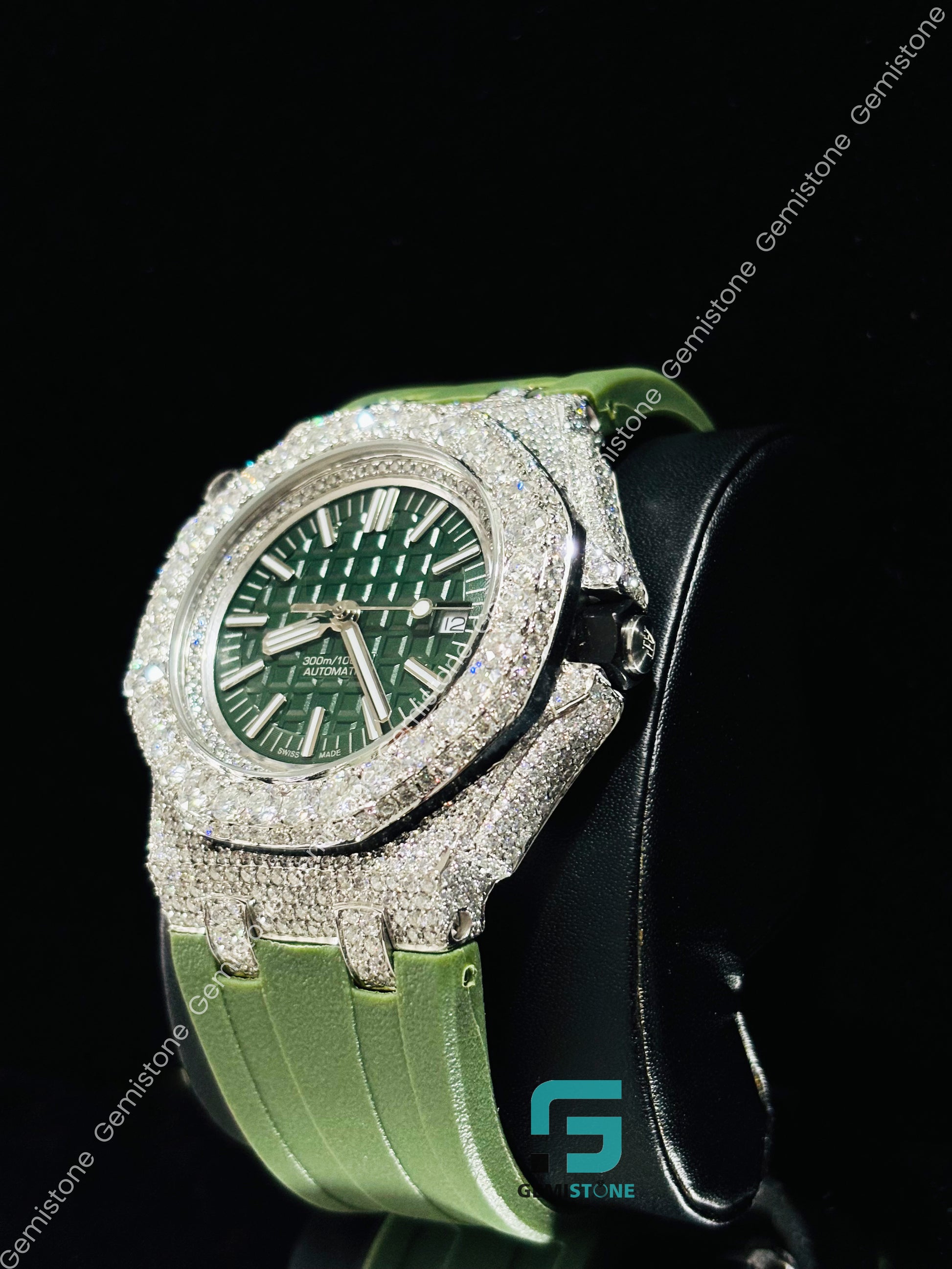 Face Dial Luxury Moissanite Diamond Watch