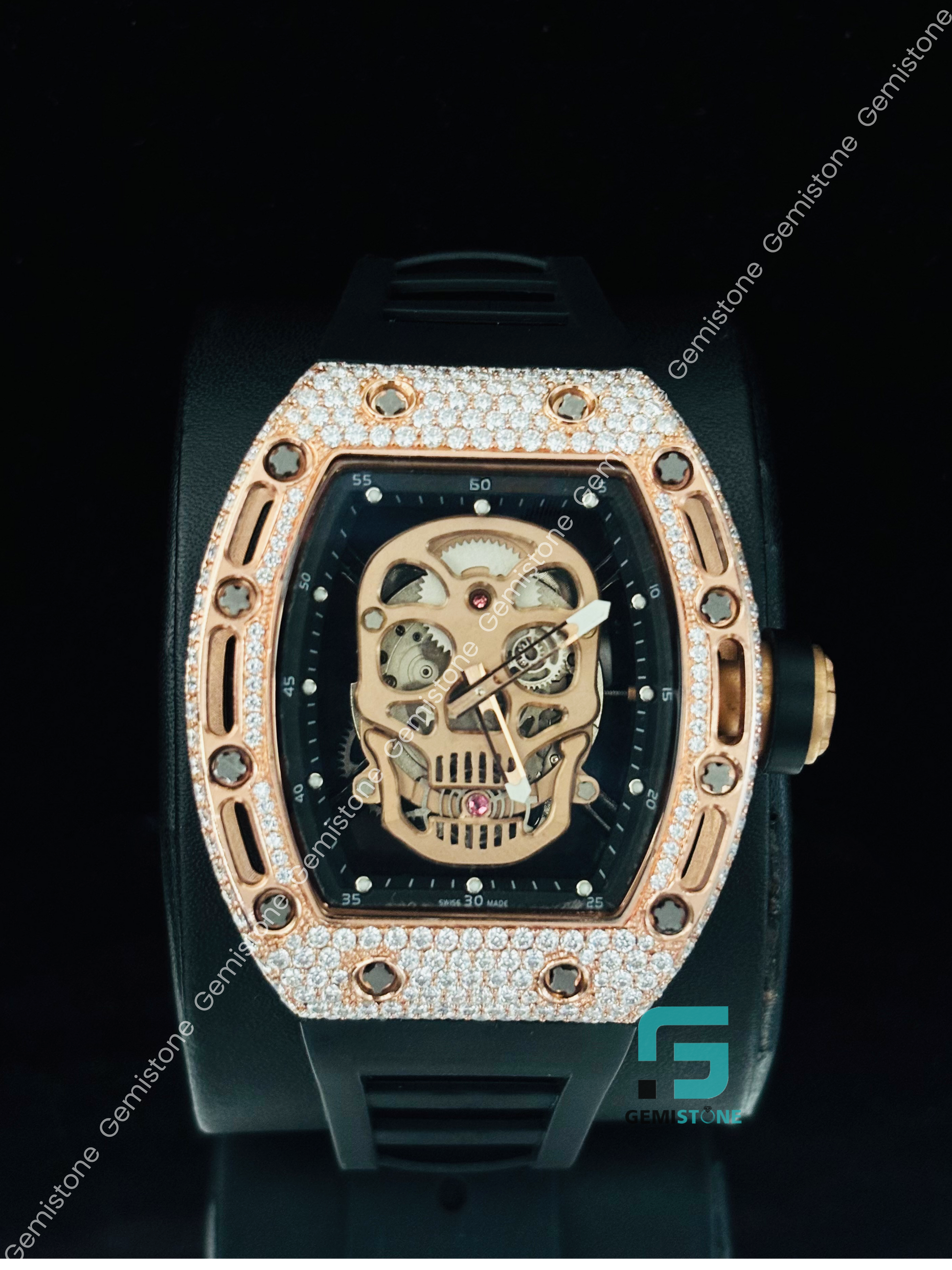 Face Dial Luxury Moissanite Watch
