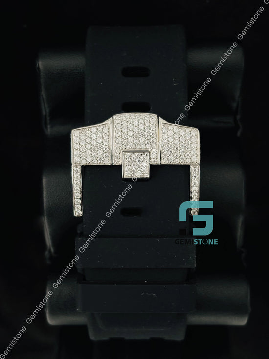 Face Dial Studded Moissanite VVS Watch For Men