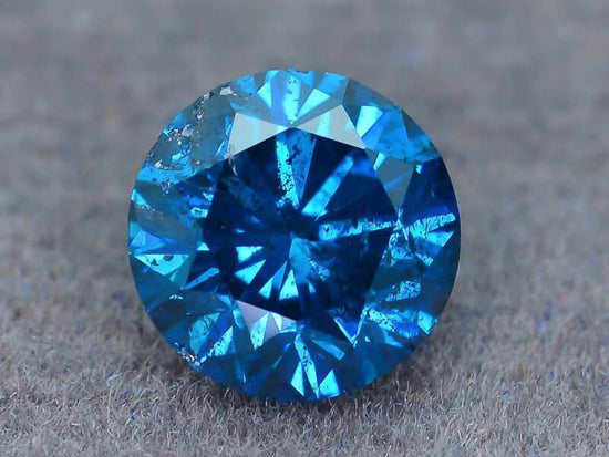 10.50MM [4.50CT] Round Fancy Blue Loose Moissanite Excellent Cut