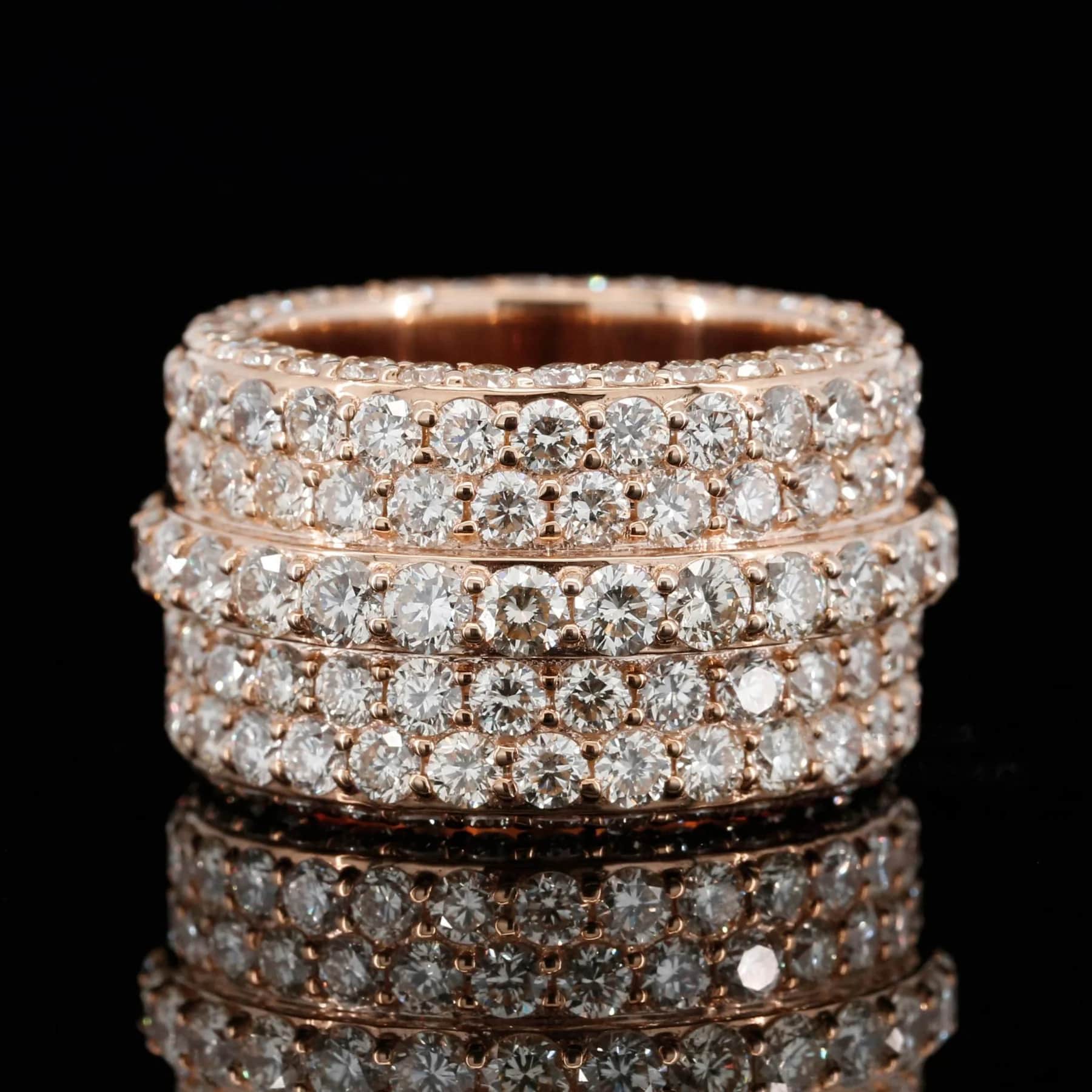 Five-Row-Diamond-Ring