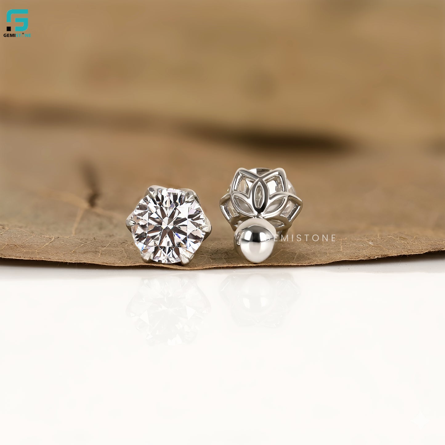 Flower Style Wedding Earrings