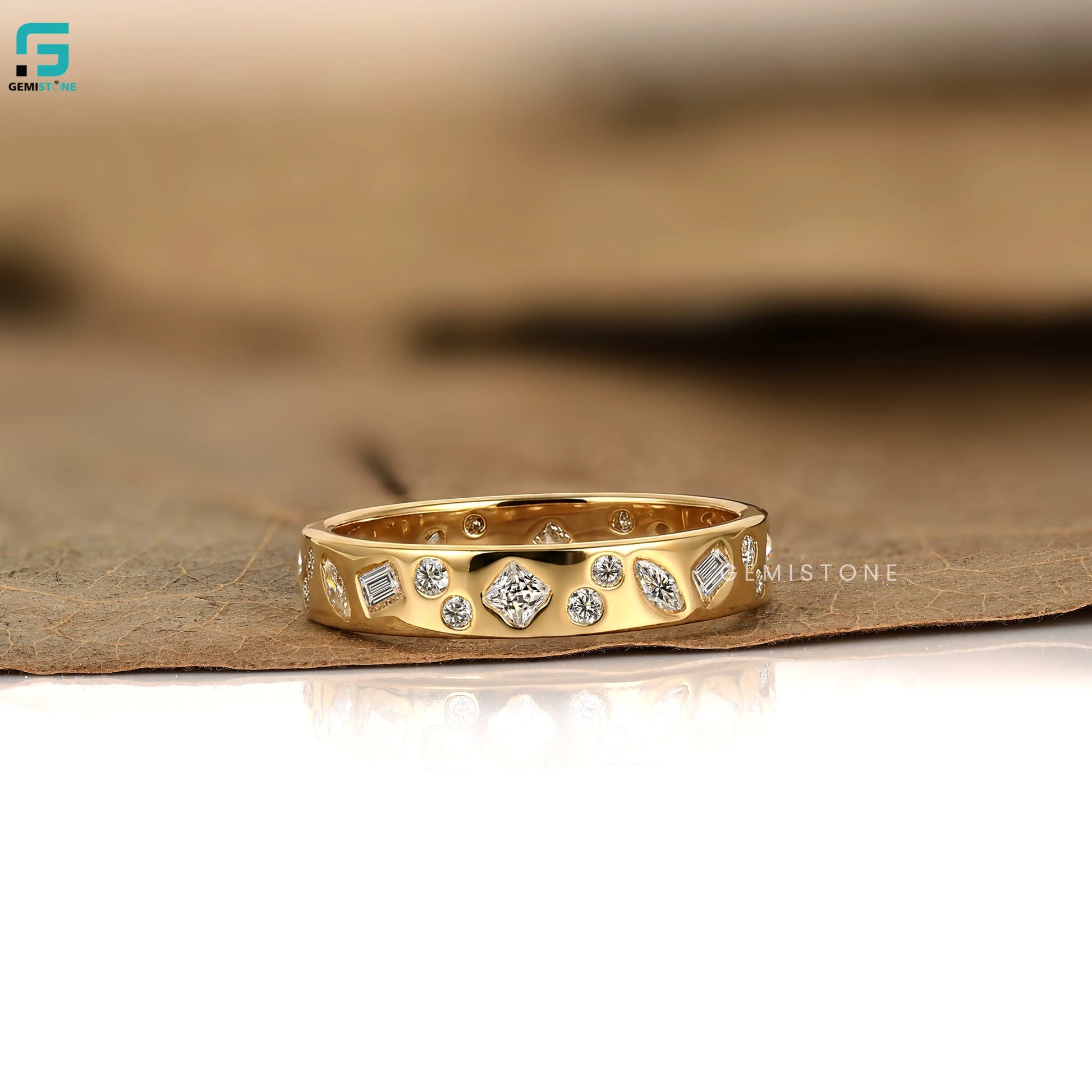 Full Eternity Flush Set Band For Women
