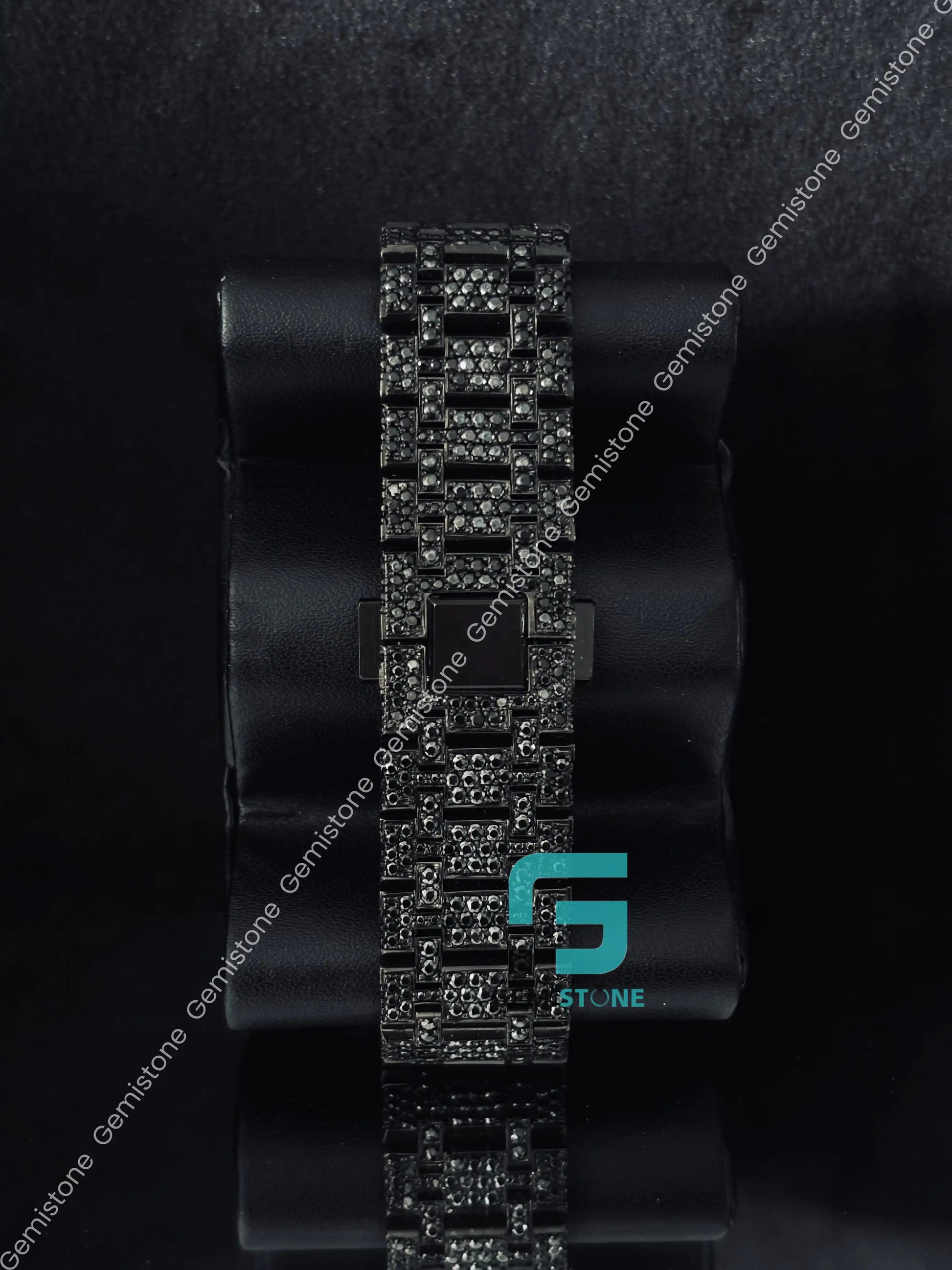 Fully Black Onyx Moissanite AP Moissanite Rapper Watch