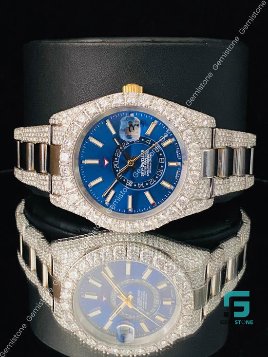 Fully Ice Moissanite Diamond Watch