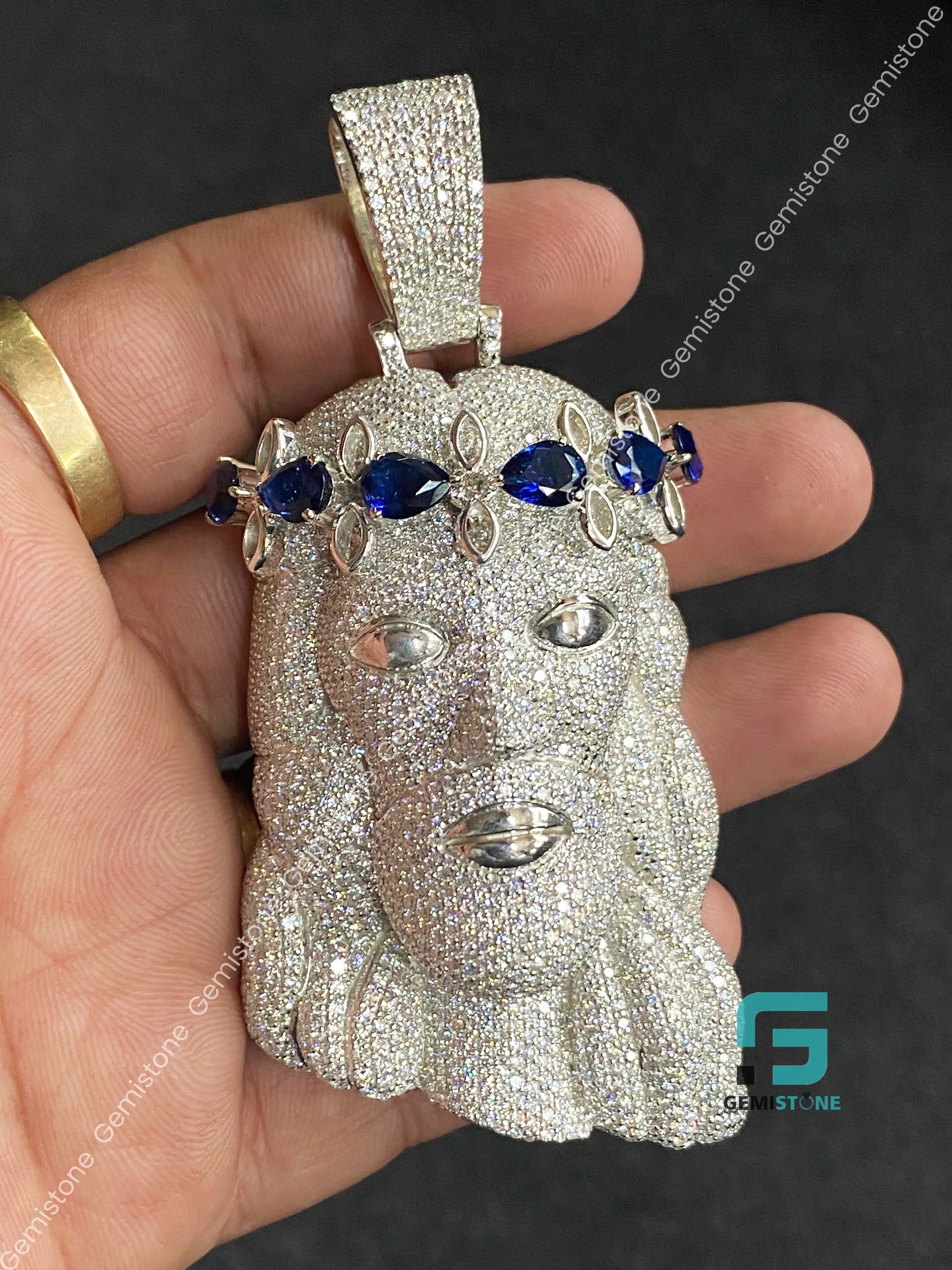 Fully Bust Down Rapper Pendant For Him