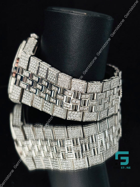 Fully Ice Moissanite watch