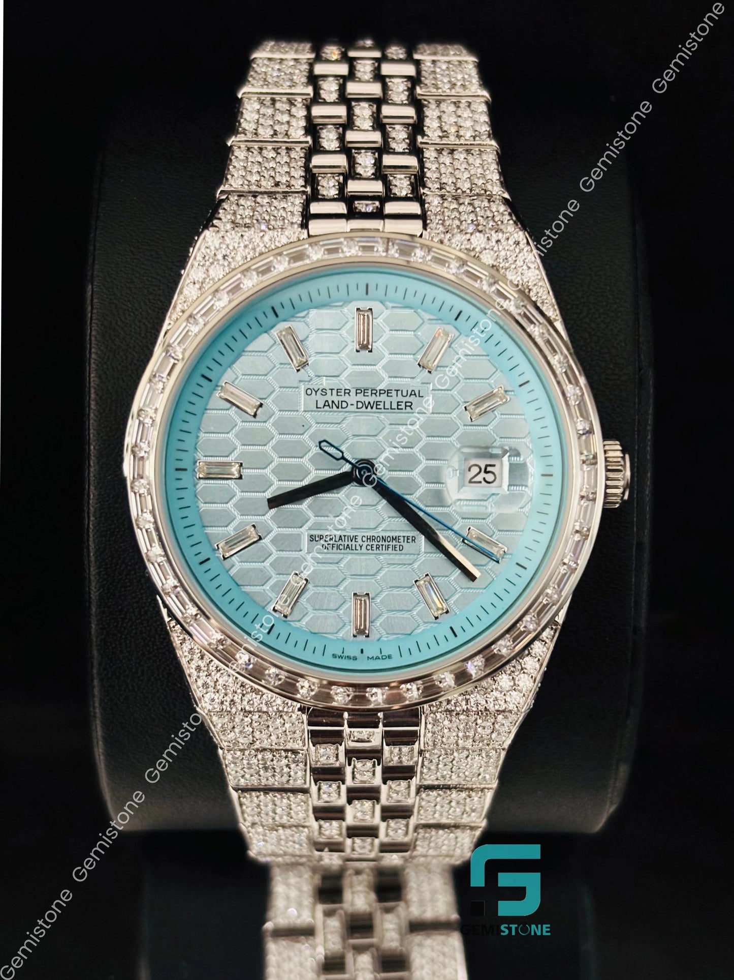 Fully Ice Moissanite watch