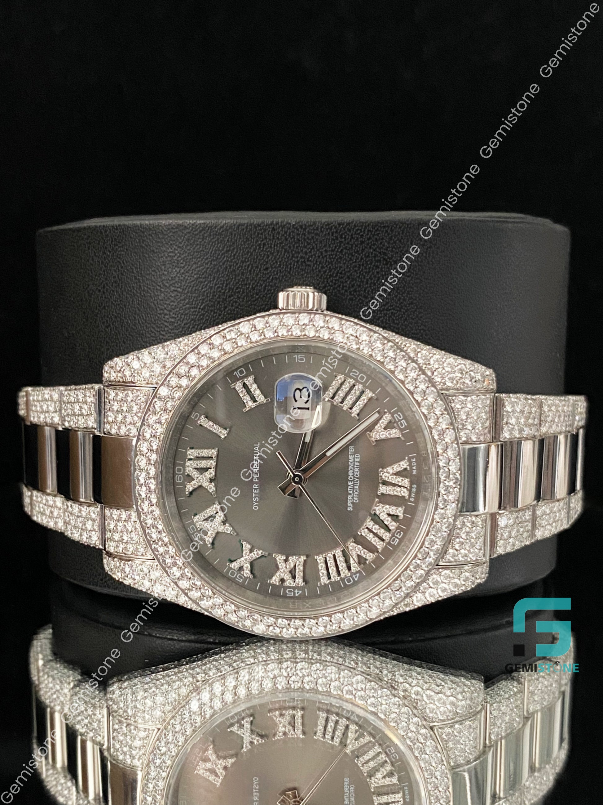 Fully Ice Out Moissanite Diamond Watchs