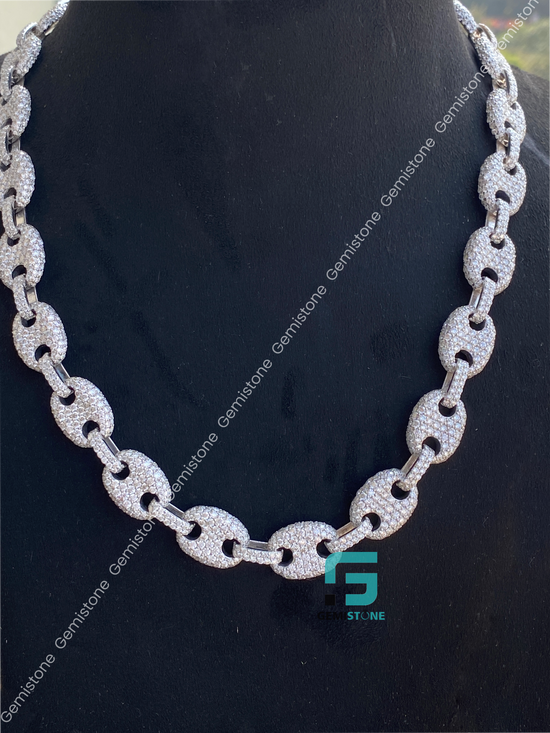 Fully Ice Out Rapper Moissanite Hip Hop Chain