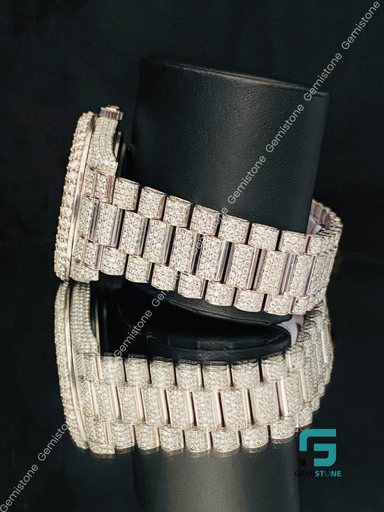 Fully Ice Out VVS Hip Hop Watch For Men
