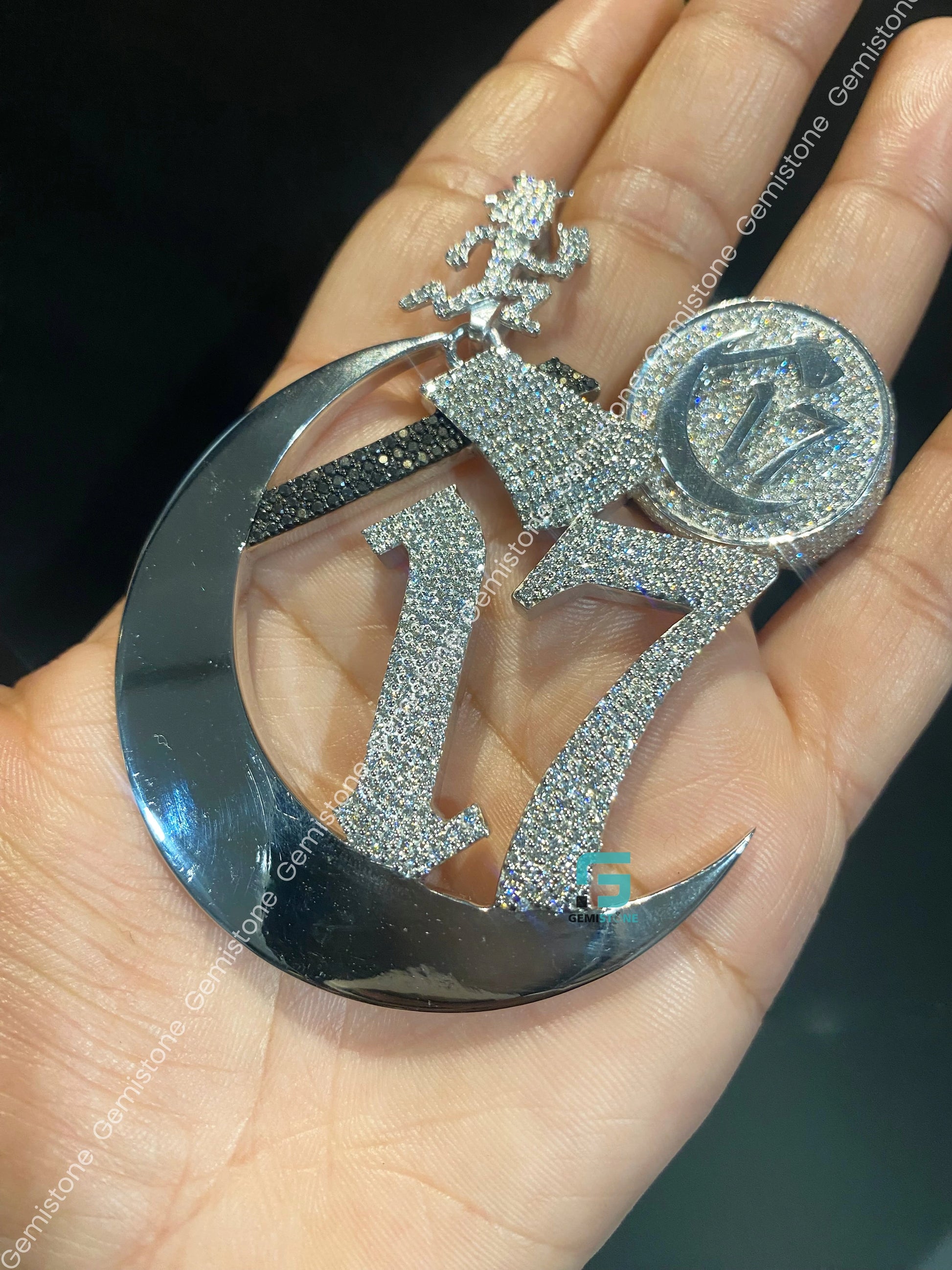 Fully_Iced_Out_C17_Black_White_Moissanite_Pendant_Match_with_Ring