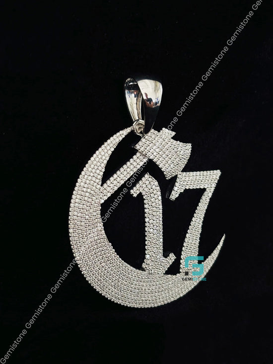 Fully Iced Out Moissanite C17 Chapter Pendant