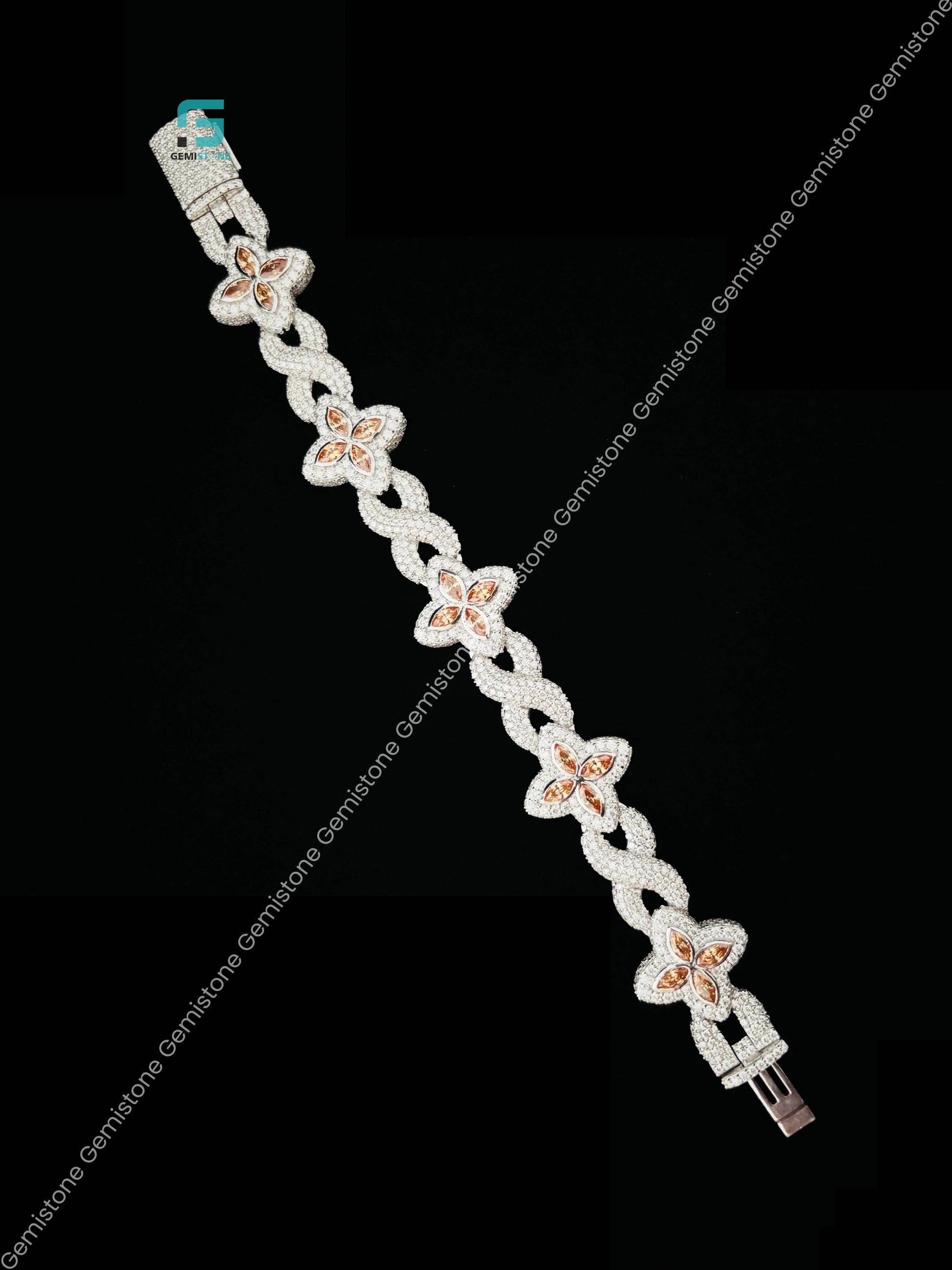 Fully Iced out Moissanite Bracelet