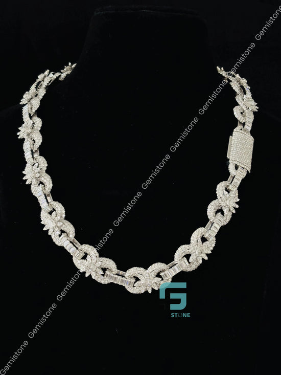 Fully Studded Infinity Cuban Link Chain
