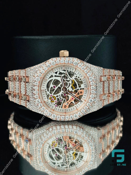 Fully Studded Luxury Moissanite Watch