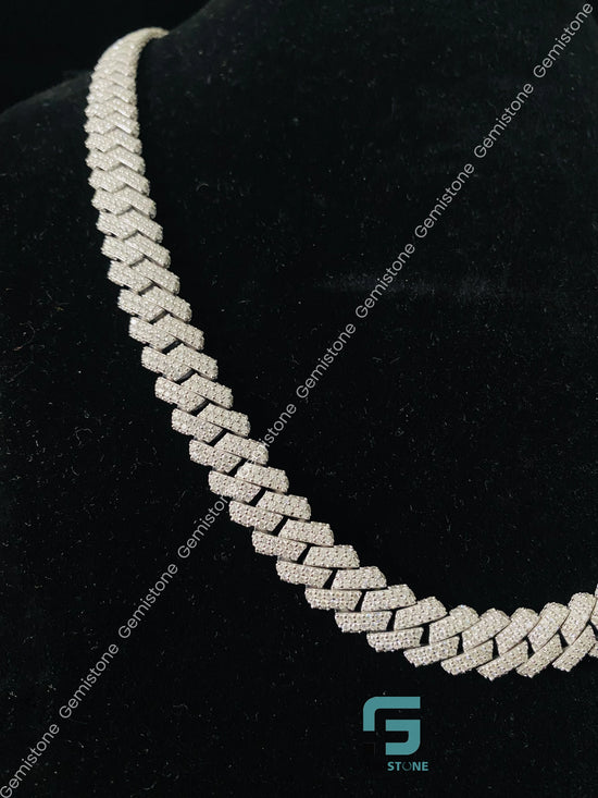 Fully Studded Moissanite Rappers Chain