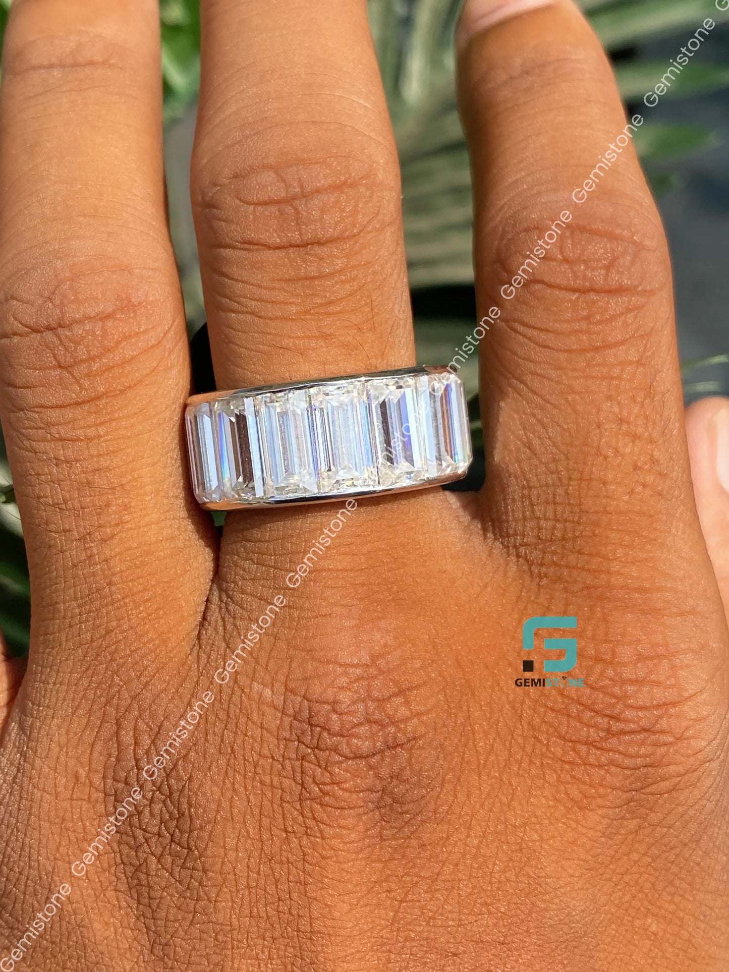Fully White Eternity Band For Her