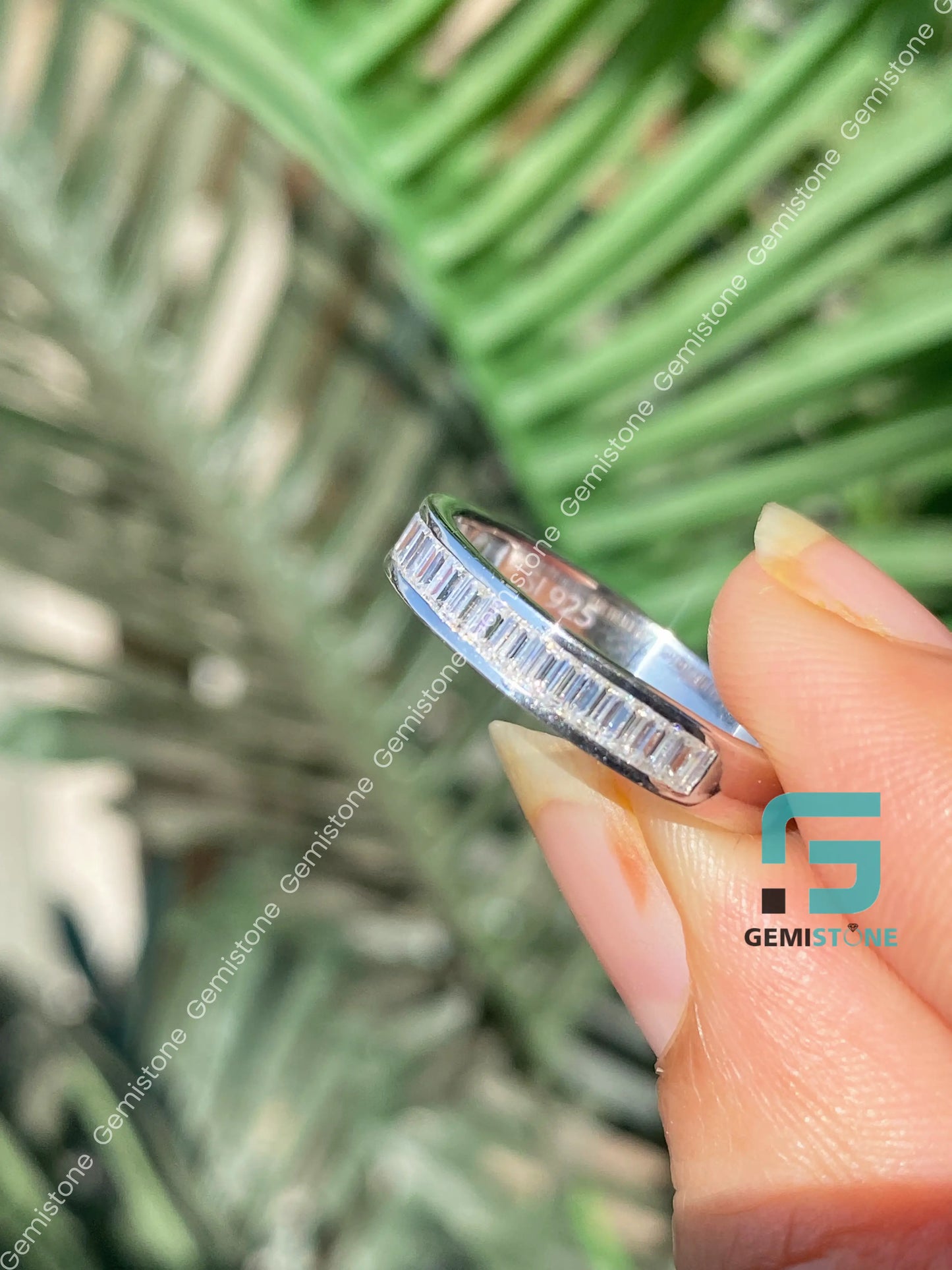 Half Eternity Stackable Wedding Band