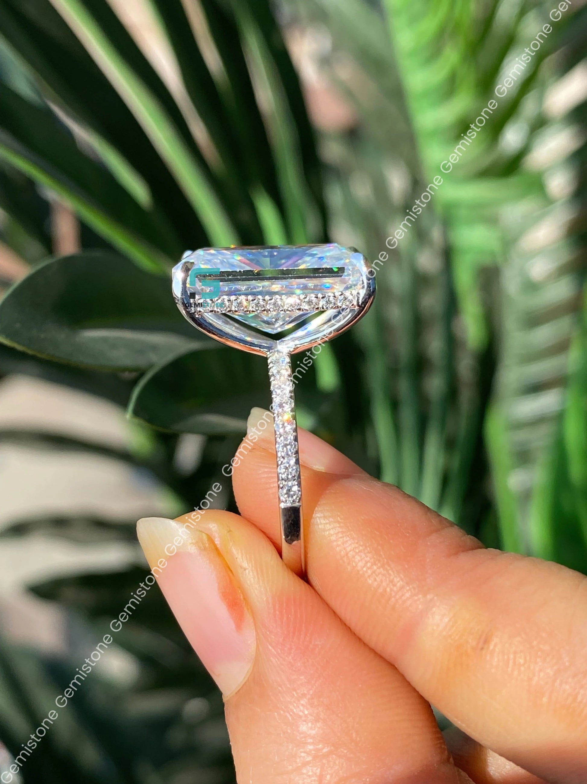 Hidden Halo Wedding Ring