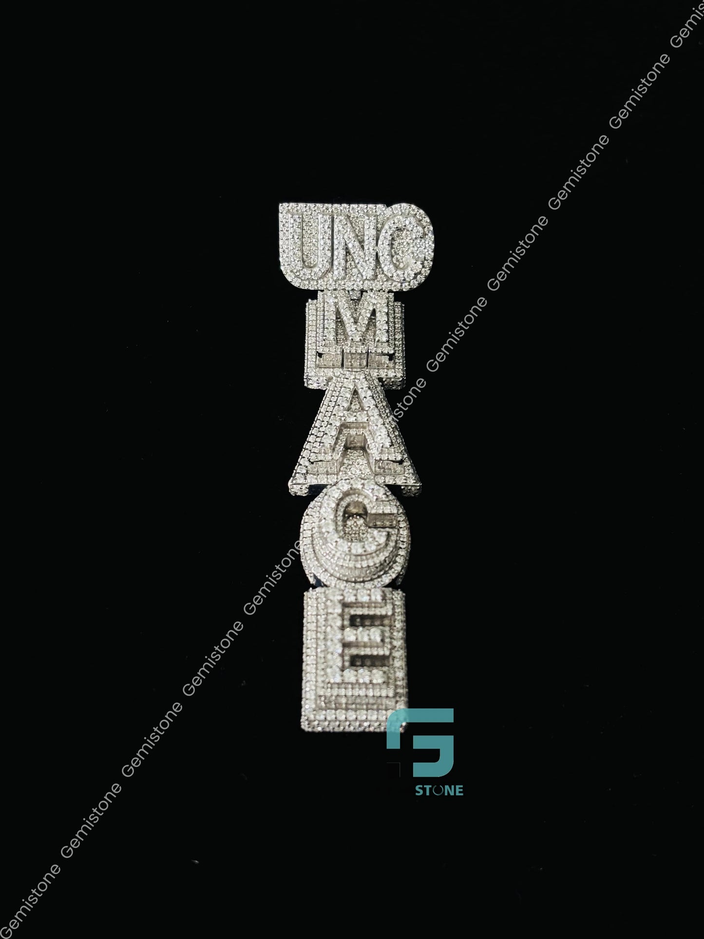 Hip Hop Moissanite Custom Name Pendants